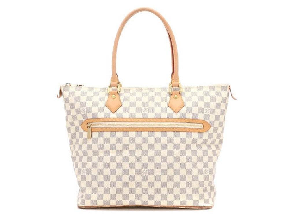 LOUIS VUITTON Bag Handbag Saleya Azur White